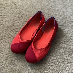 Rothy's Red and Purple Flats